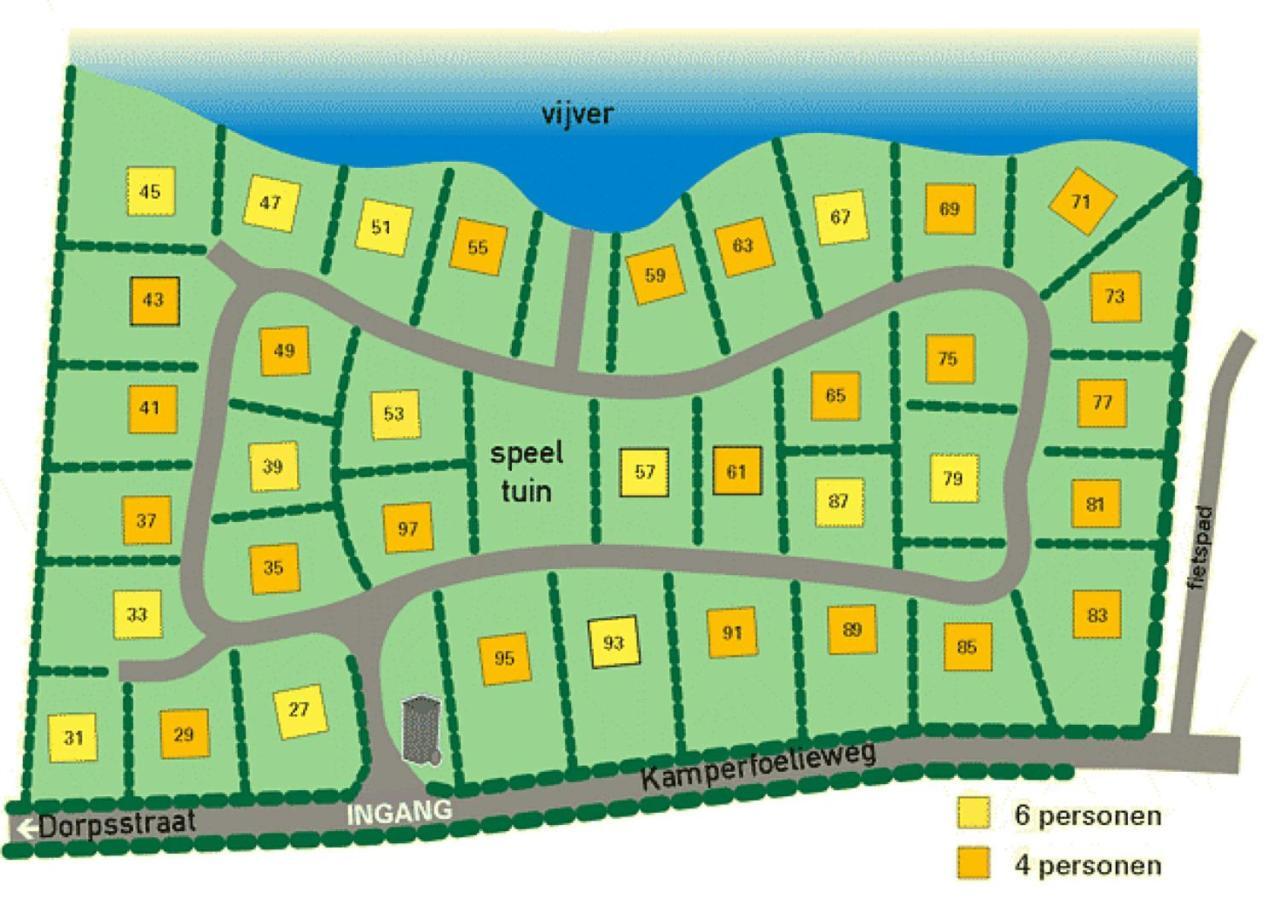 Villapark Kamperfoelie 63 데쿠크 외부 사진